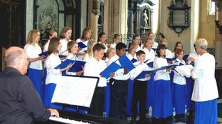 Youth Choir in Rehearsal