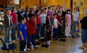 Youth Choir in Rehearsal